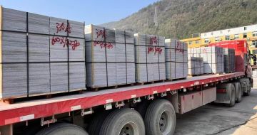 晋中 芝麻灰地铺石出货日常