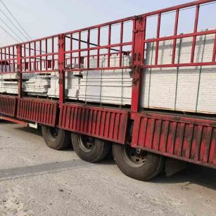 晋中 白麻荔枝面外墙干挂，工厂装车日常