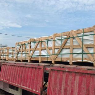 晋中 芝麻白花岗岩地铺石出口专车-泰国游