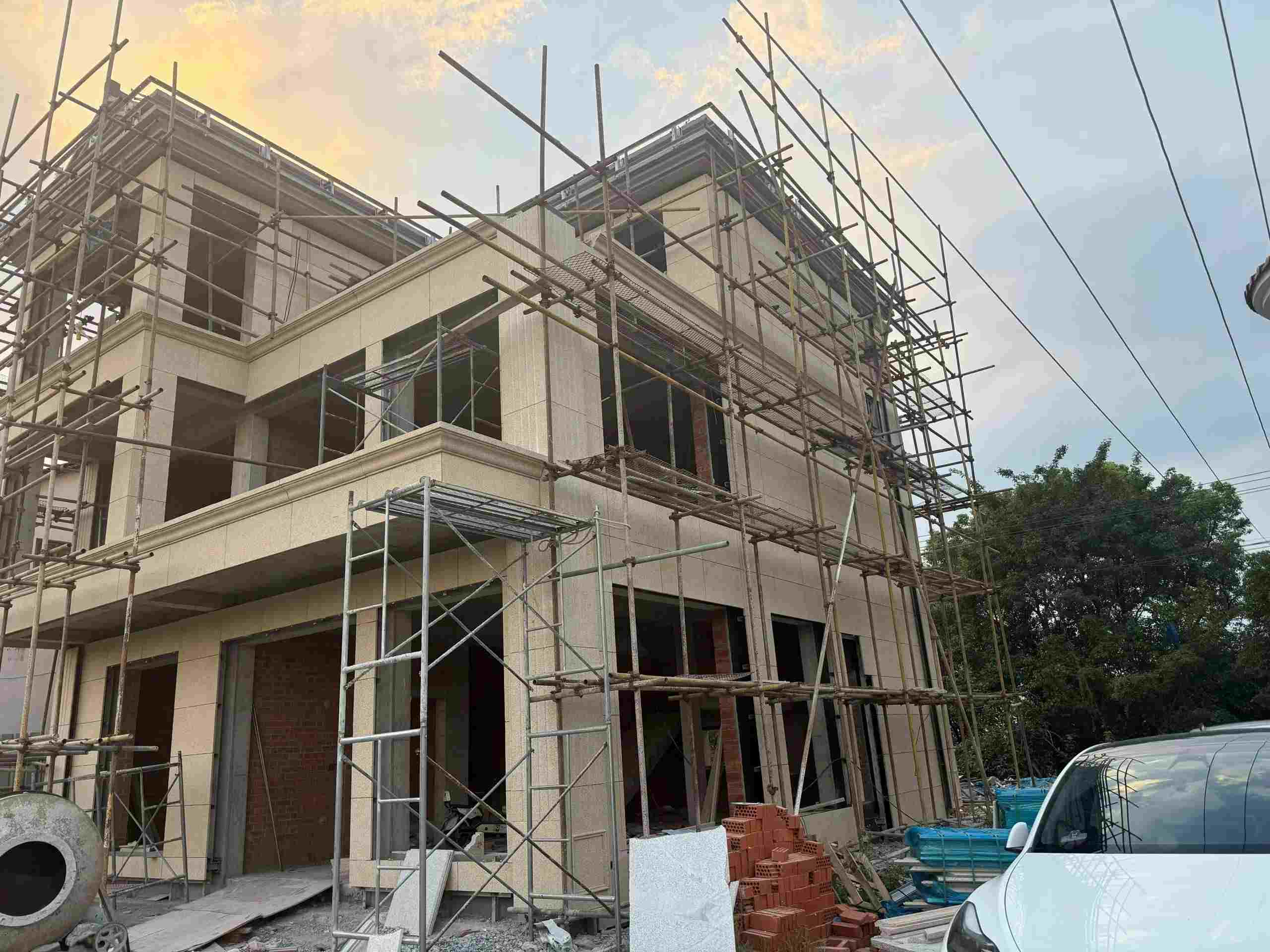 晋中 黄金麻荔枝面花岗岩外墙干挂