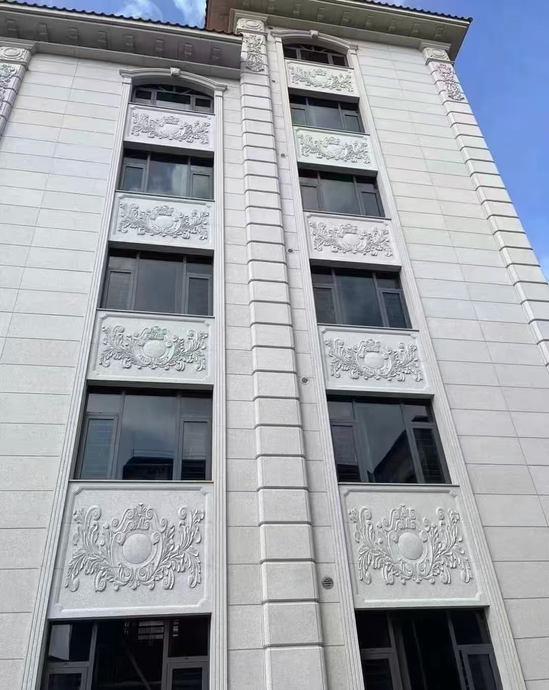 晋中 白麻荔枝面花岗岩别墅外墙干挂