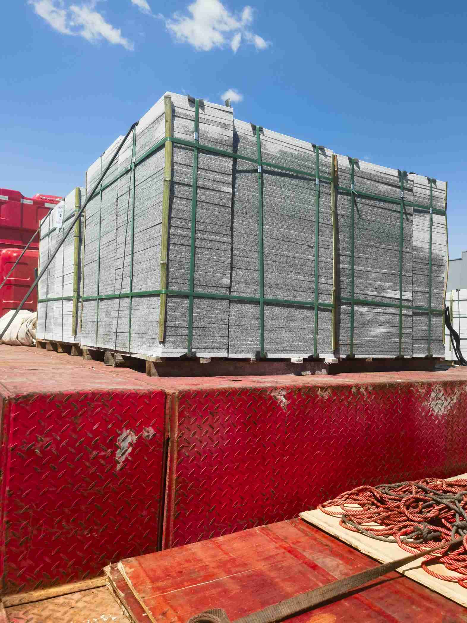 晋中 芝麻白火烧规格板地铺石300*600/600*600