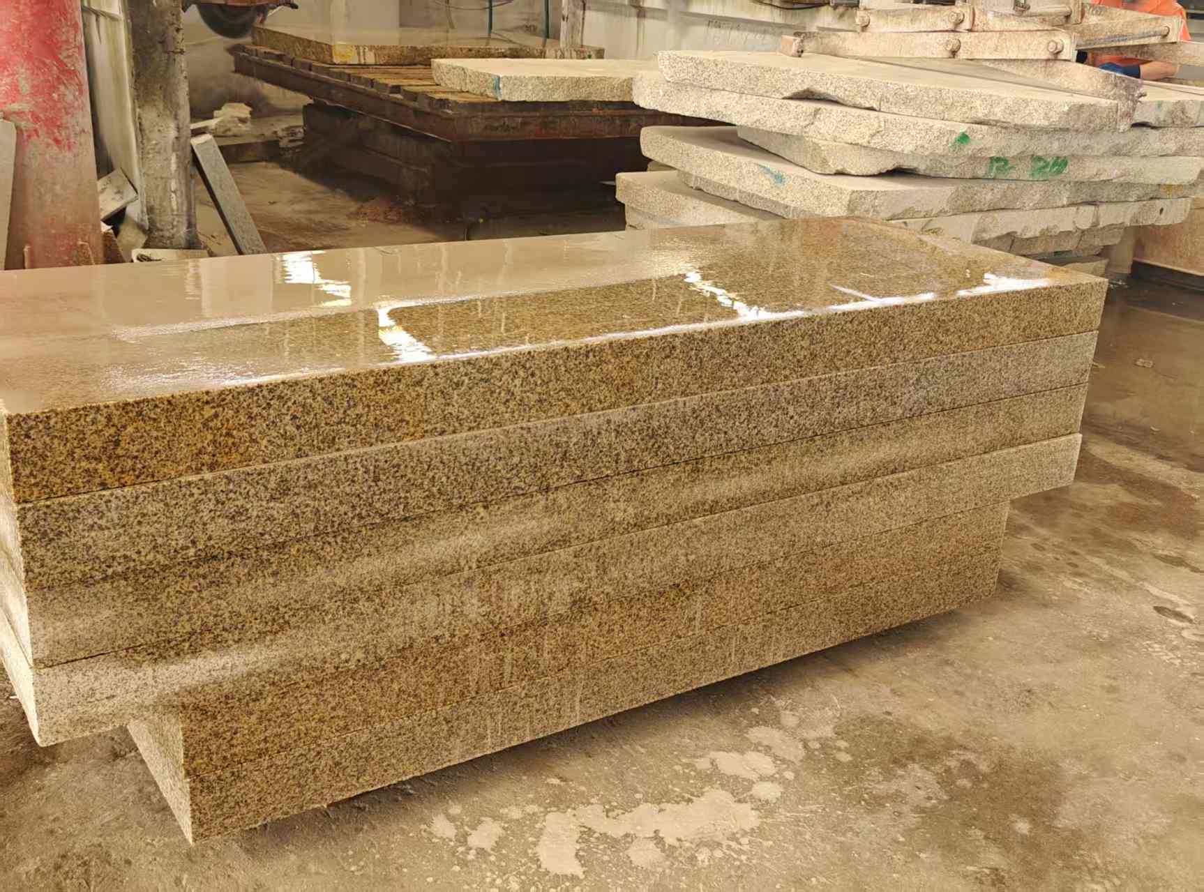 晋中 黄金麻栏杆料半成品加工中