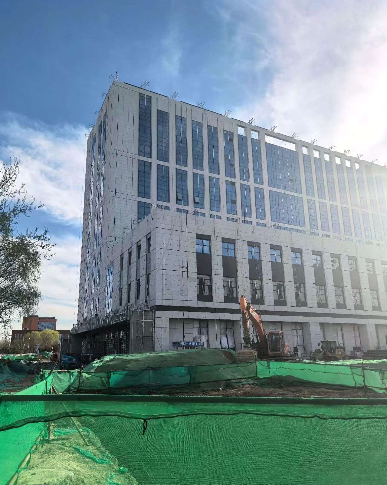 晋中 白麻花岗岩石材外墙干挂