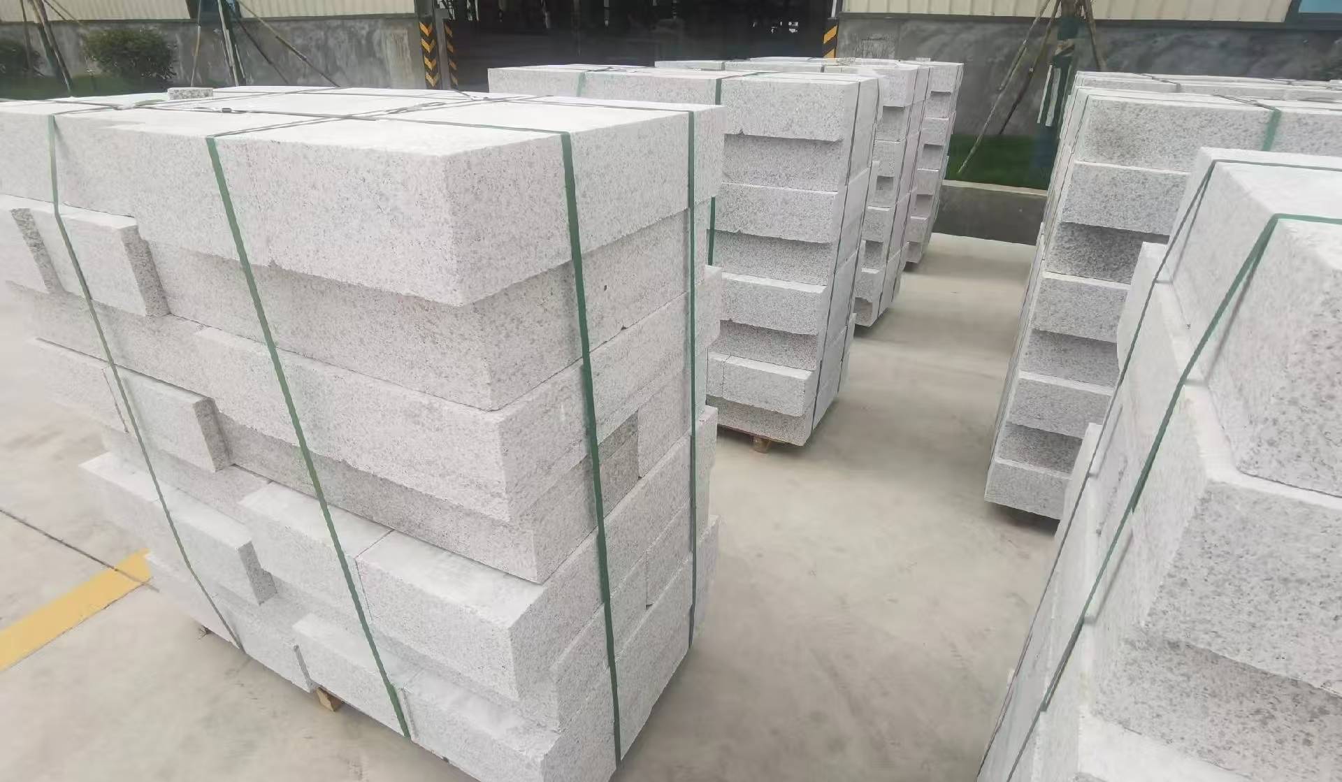 晋中 白麻花岗岩路沿石，立缘石，平缘石，路牙石，道牙石，马路牙子等